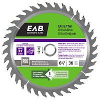 6 1/2&quot; x 36 Teeth Finishing Ultra Thin  Professional Saw Blade Recyclable Exchangeable